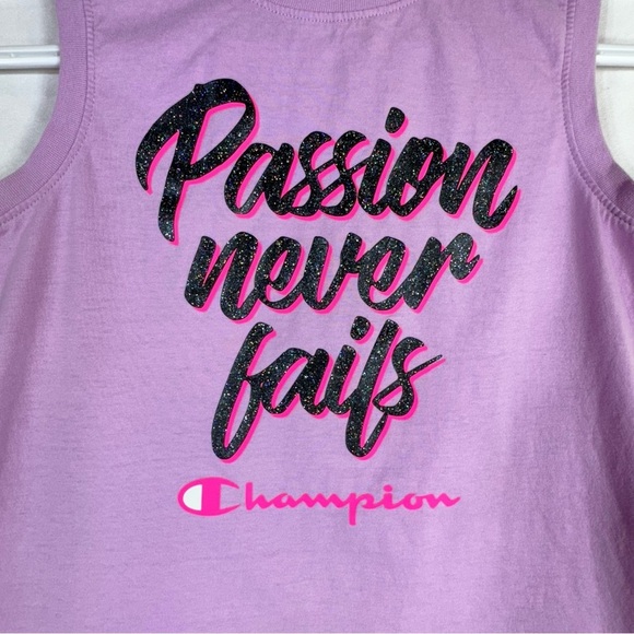 Champion Girl’s Sporty Lavender Muscle Tank - Picture 2 of 5